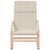 Relaxing Chair Cream Fabric