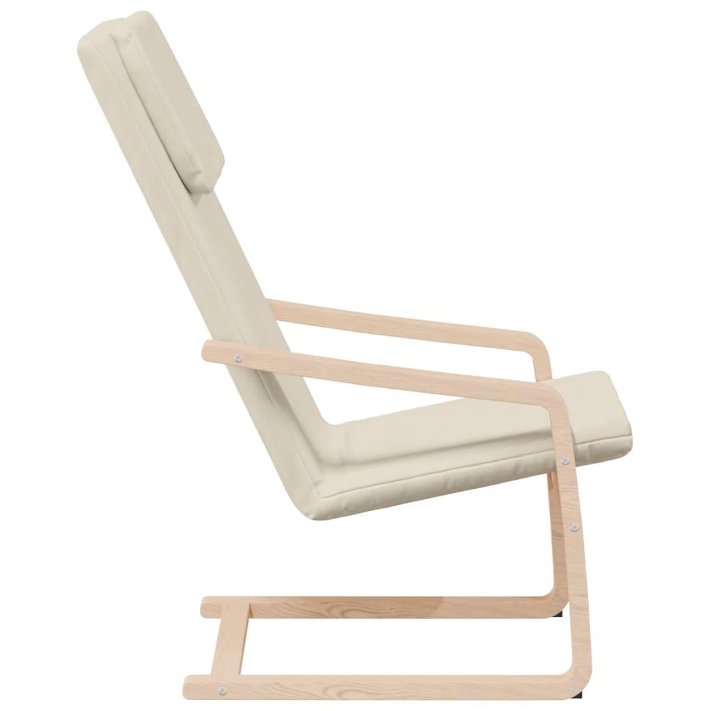 Relaxing Chair Cream Fabric