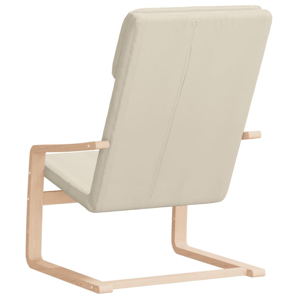 Relaxing Chair Cream Fabric