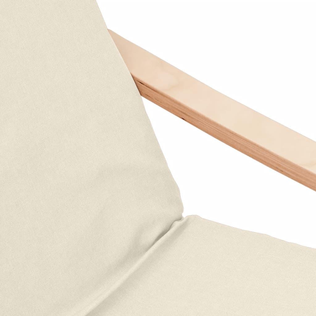 Relaxing Chair Cream Fabric