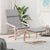 Relaxing Chair Light Grey Fabric