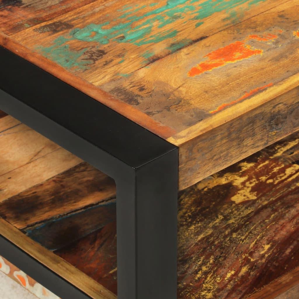 Coffee Table 120x55x40 cm Solid Wood Reclaimed