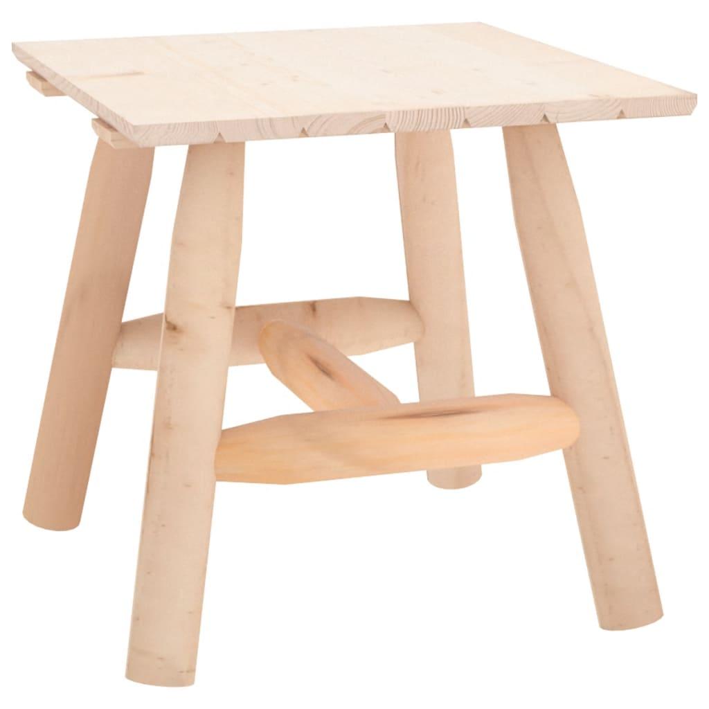 Side Table 49x49x50 cm Solid Wood Spruce