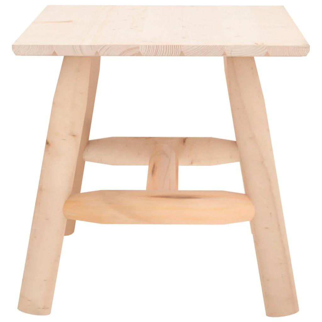 Side Table 49x49x50 cm Solid Wood Spruce