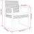 Garden Dining Chairs 2 pcs Dark Grey PP Rattan