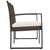2-Seater Garden Bench with Cushions Brown PP Rattan