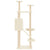 Cat Tree with Sisal Scratching Posts Cream 153 cm
