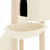 Cat Tree with Sisal Scratching Posts Cream 153 cm