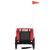 Pet Bike Trailer Red and Black Oxford Fabric and Iron