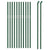 Chain Link Fence Green 1x25 m