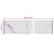 Chain Link Fence with Flange Green 0.8x10 m