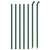 Chain Link Fence with Flange Green 1x10 m