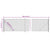 Chain Link Fence with Flange Green 0.8x25 m