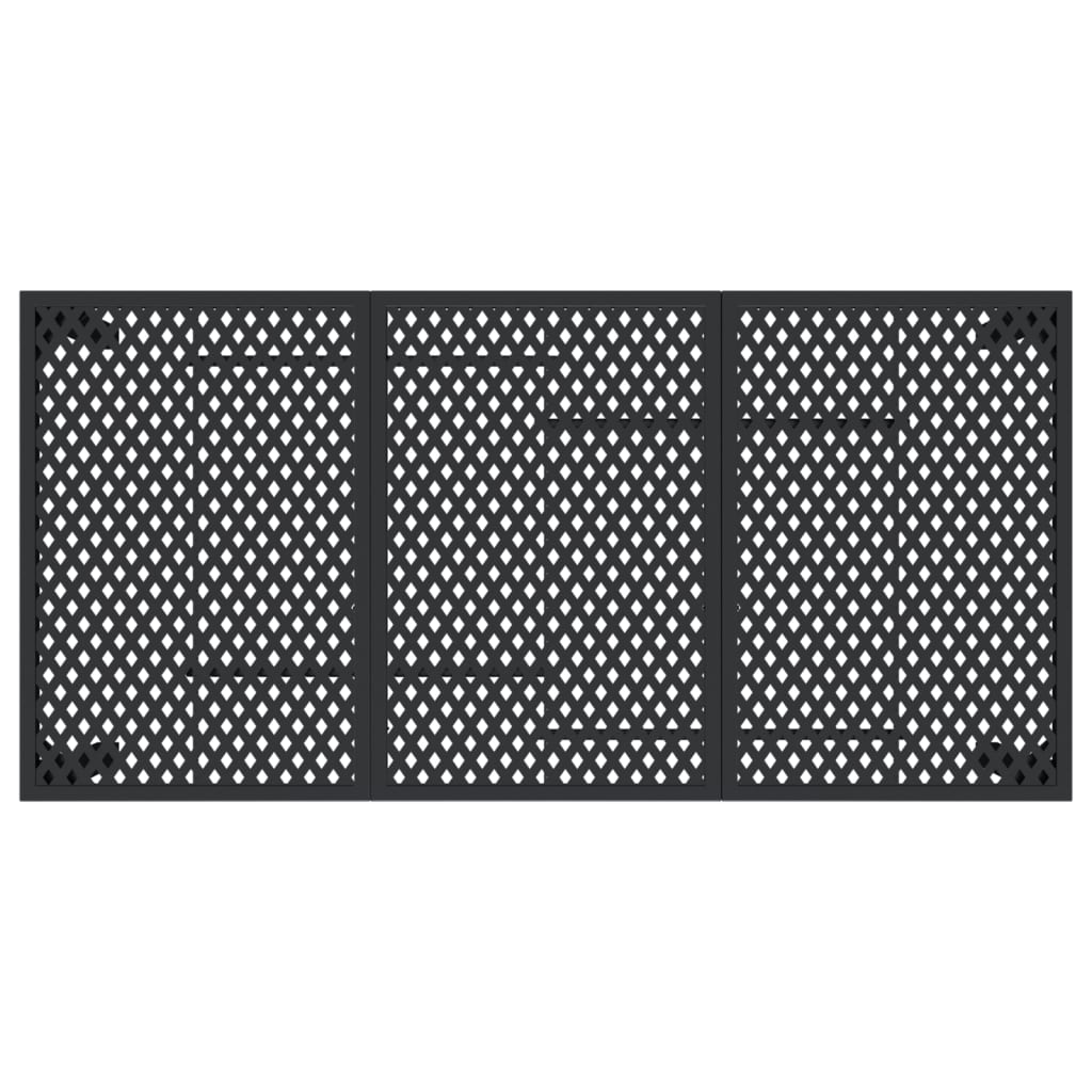 Garden Table Anthracite 165x80x72 cm Steel