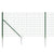 Wire Mesh Fence with Spike Anchors Green 1x25 m