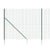 Wire Mesh Fence with Spike Anchors Green 1.4x25 m