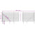 Wire Mesh Fence with Spike Anchors Green 1.4x25 m