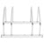 Bike Rack for 2 Bikes Galvanised Steel
