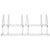 Bike Rack for 3 Bikes Galvanised Steel