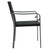Garden Chairs with Cushions 2 pcs Black 56x59x84 cm Poly Rattan