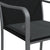 Garden Chairs with Cushions 2 pcs Black 56x59x84 cm Poly Rattan