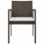 Garden Chairs with Cushions 2 pcs Brown 56.5x57x83 cm Poly Rattan