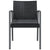 Garden Chairs with Cushions 2 pcs Black 56.5x57x83 cm Poly Rattan