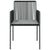 Garden Chairs with Cushions 2 pcs Black 54x60.5x83.5 cm Poly Rattan