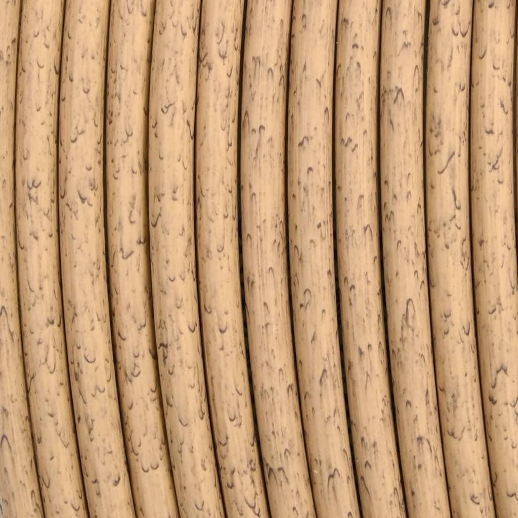 3 Piece Garden Lounge Set with Dark Grey Cushions Poly Rattan