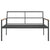 3 Piece Garden Lounge Set with Cushions Anthracite Steel