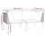 Garden Corner Sofas with Cushions 2 pcs Grey Poly Rattan