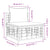 Garden Middle Sofa with Beige Cushions Poly Rattan
