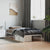 Metal Bed Frame without Mattress with Headboard White 90x190 cm