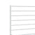 Metal Bed Frame without Mattress with Headboard White 183x203 cm King