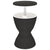 3-in-1 Ice Cooler Table Black Polypropylene