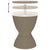 3-in-1 Ice Cooler Table Light Brown Polypropylene