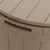 3-in-1 Garden Storage Box Light Brown Polypropylene