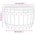 3-in-1 Garden Storage Box Light Brown Polypropylene