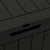 Garden Storage Box Black 55.5x43x53 cm Polypropylene