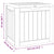 Garden Storage Box Black 55.5x43x53 cm Polypropylene