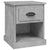 Bedside Cabinet Concrete Grey 39x39x47.5 cm Engineered Wood