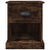 Bedside Cabinets 2 pcs Smoked Oak 39x39x47.5 cm Engineered Wood