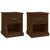 Bedside Cabinets 2 pcs Brown Oak 39x39x47.5 cm Engineered Wood
