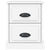 Bedside Cabinet White 39x39x47.5 cm Engineered Wood