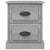 Bedside Cabinets 2 pcs Grey Sonoma 39x39x47.5 cm Engineered Wood
