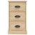 Bedside Cabinet Sonoma Oak 39x39x67 cm Engineered Wood