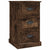 Bedside Cabinet Smoked Oak 39x39x67 cm Engineered Wood