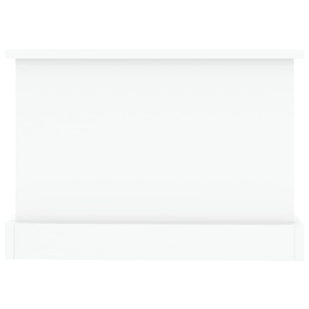 Coffee Table White 90x50x35 cm Engineered Wood