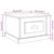 Coffee Table High Gloss White 50x50x35 cm Engineered Wood