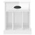 Bedside Cabinets 2 pcs High Gloss White 43x36x50 cm